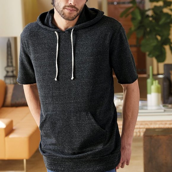 custom short sleeve hoodie